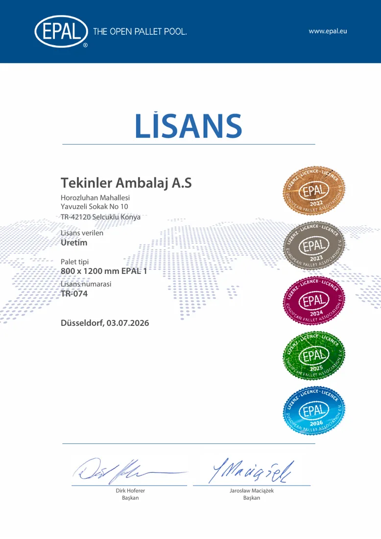 EPAL TR-074 lisansı